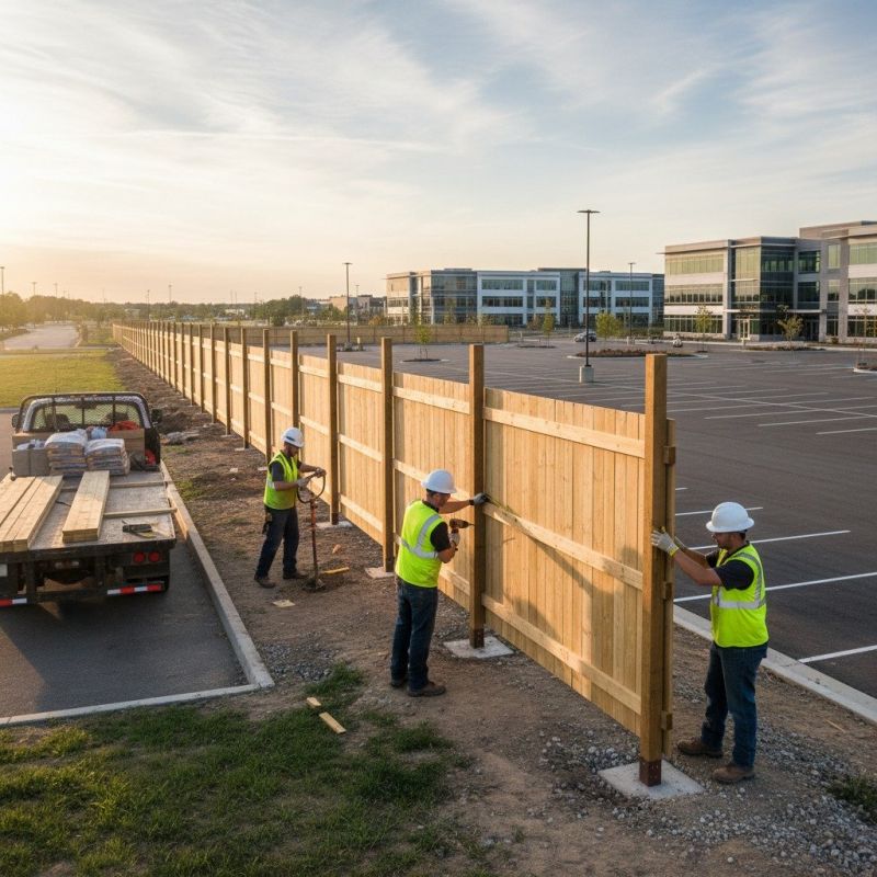 Cedar Fencing Installation detail