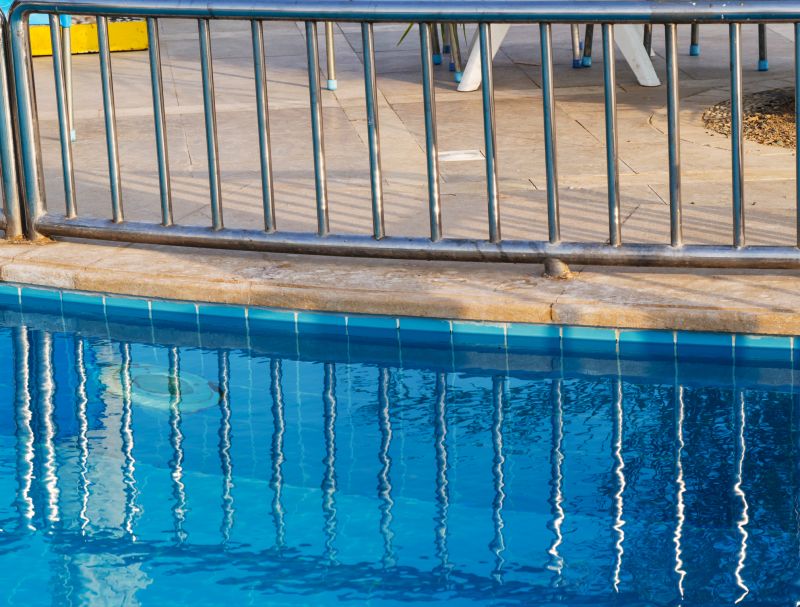 Pool Safety Fence Installation detail
